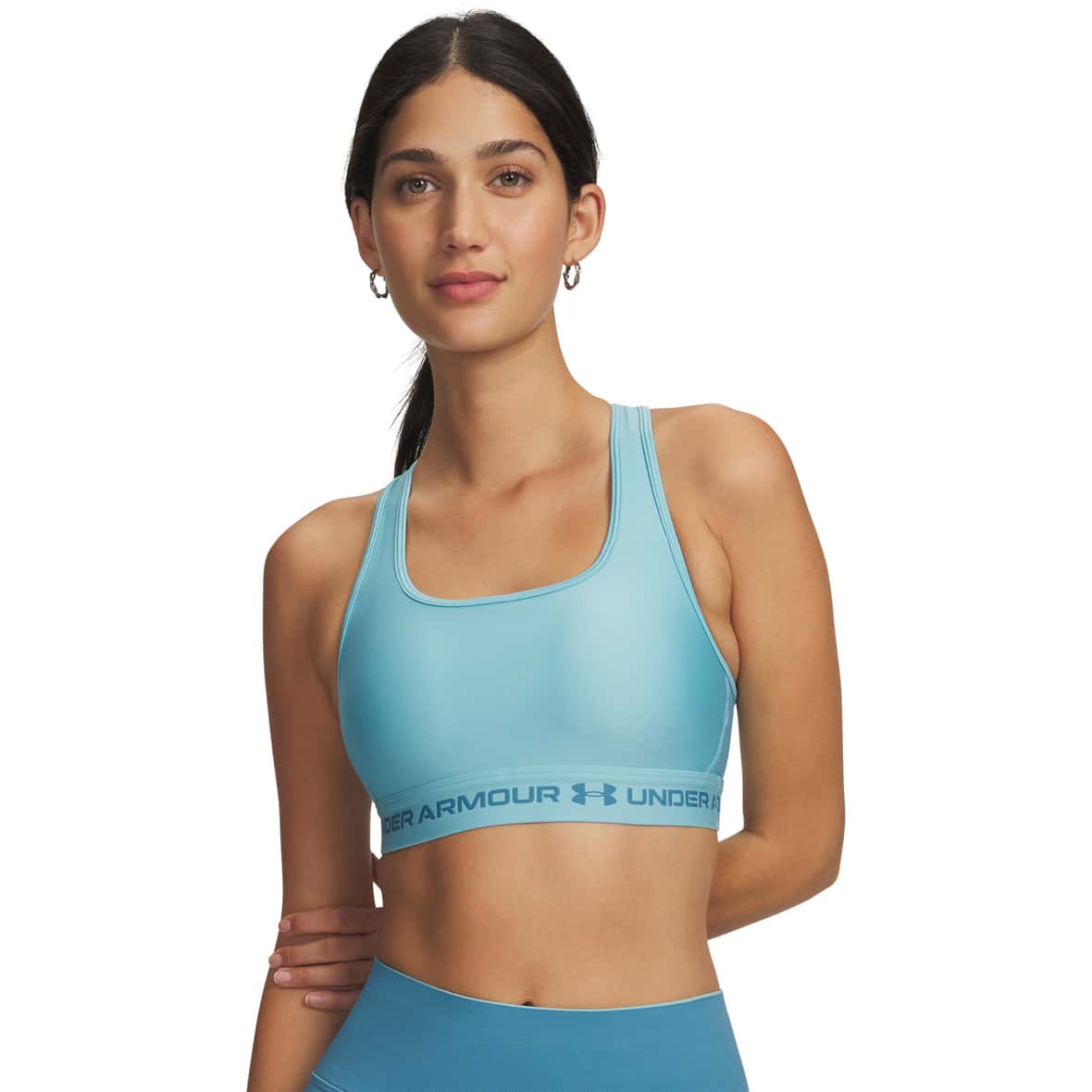 Crossback Mid Damen Sport-BH Blau_425 | XS