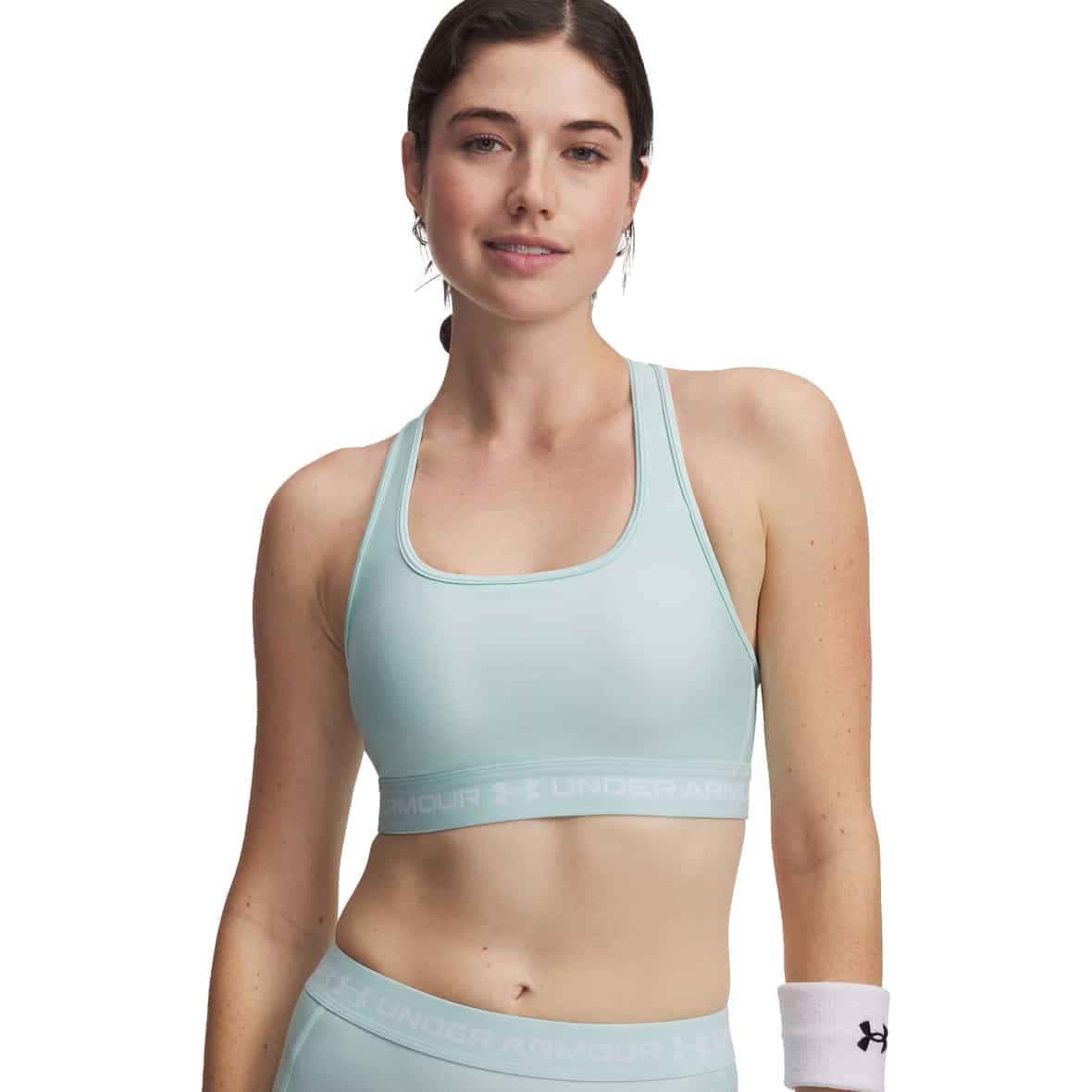 Crossback Mid Damen Sport-BH Türkis_703 | L
