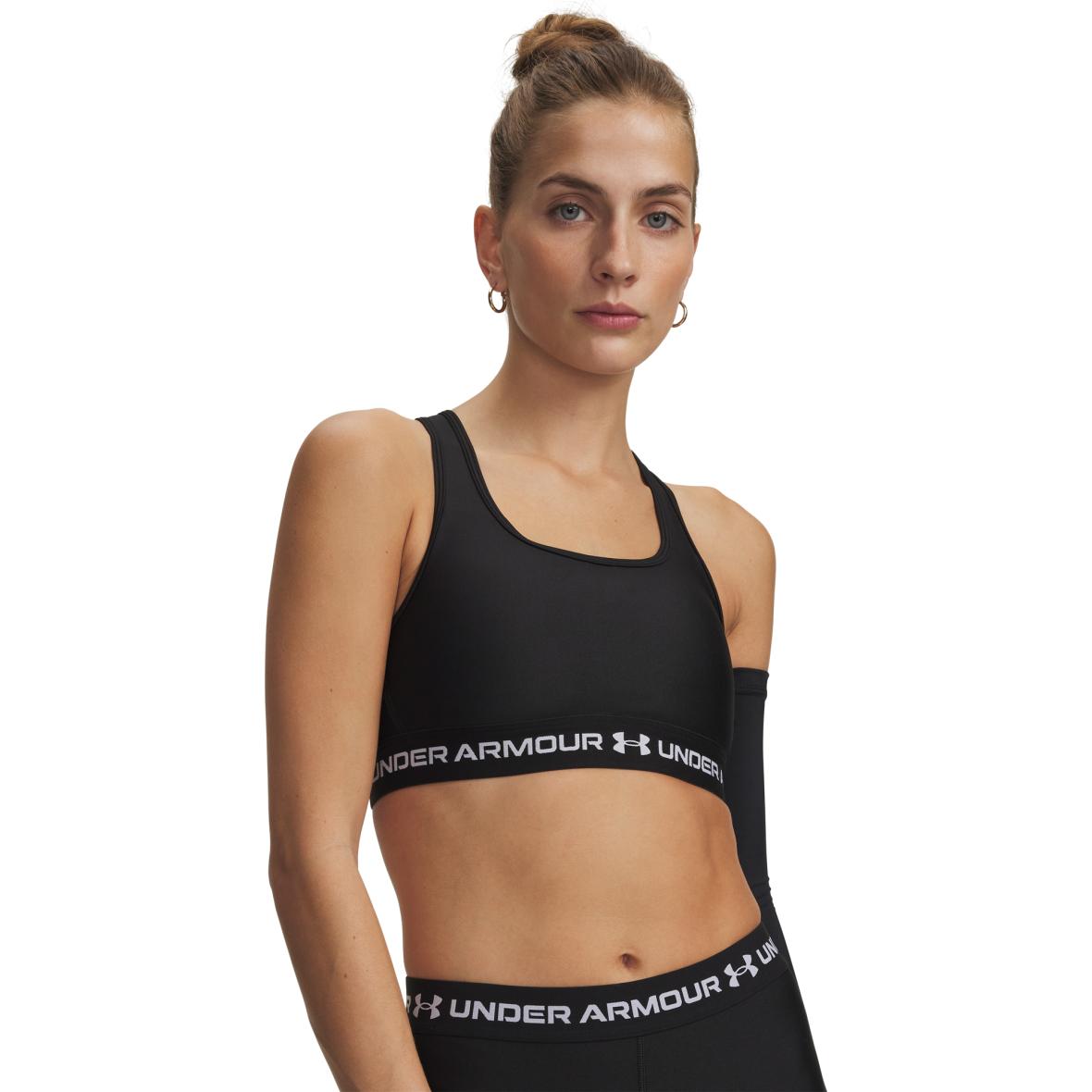 Crossback Mid Damen Sport-BH Schwarz_011 | M