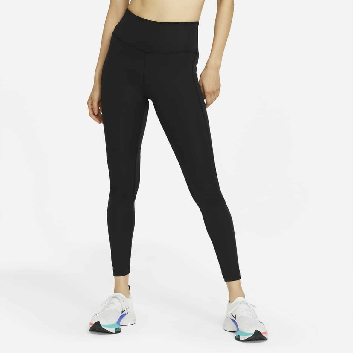 Nike W NK Fast Tight Damen Laufhose (Schwarz M ) Walkingbekleidung