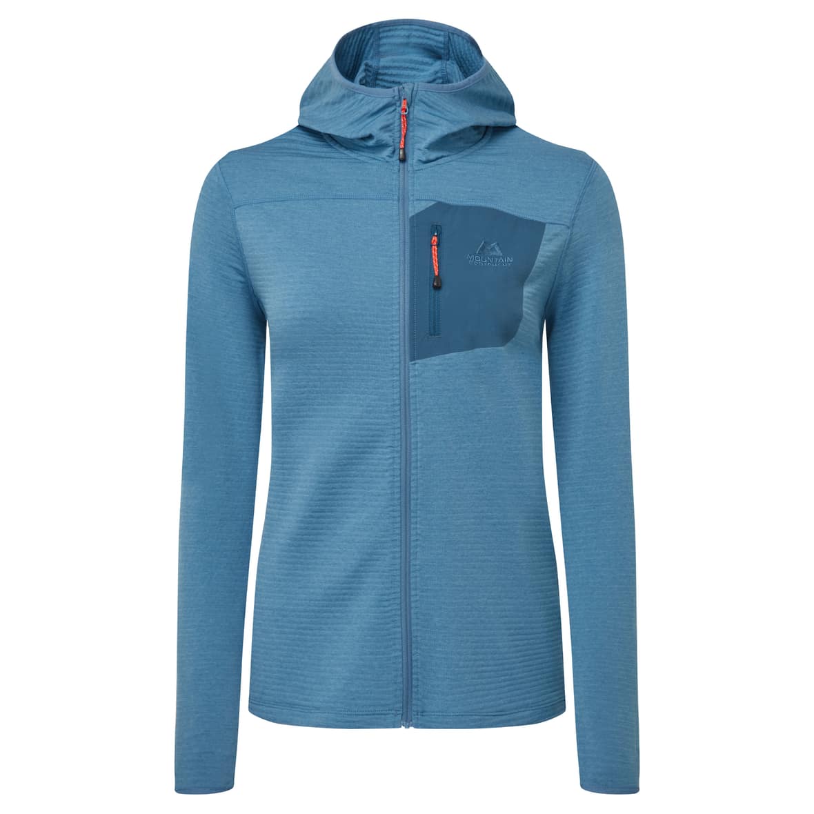 Mountain Equipment Lumiko Hooded Women's Fleece Jacke Damen Wanderjacke (Blau 40/42 ) Fleecejacken