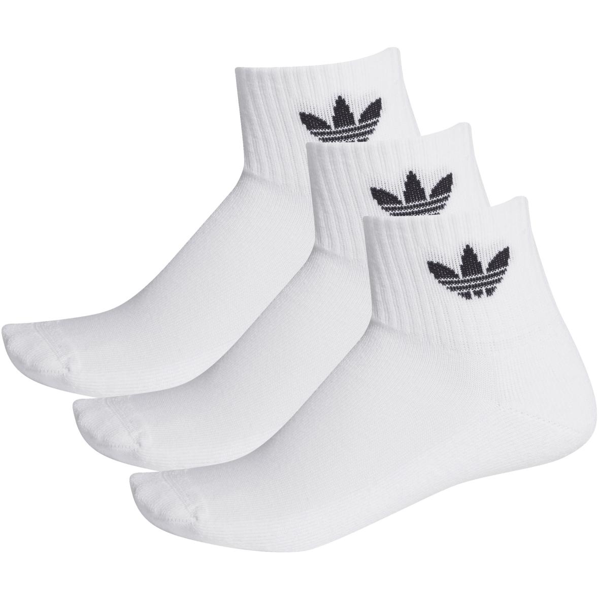3er-Set Mid Crew Tennissocken Weiß_000__WHITE/WHITE/BLACK | XS