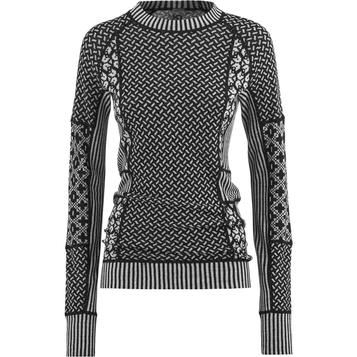 Smekker LS Merino 190 Damen Funktionsunterwäsche Schwarz_BLACK | XS