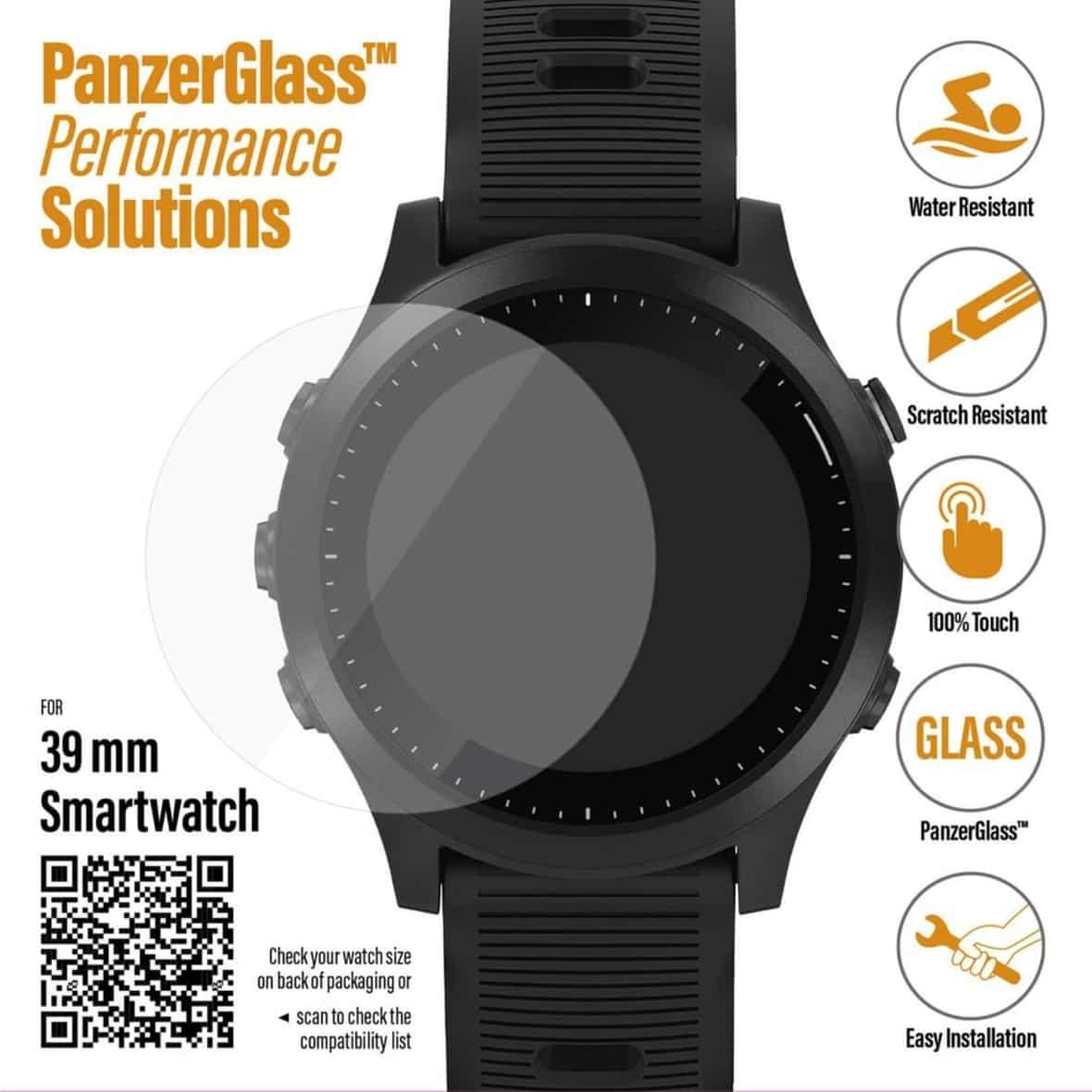 Panzerglass 39mm Transparent_TRANSPARENT | STK