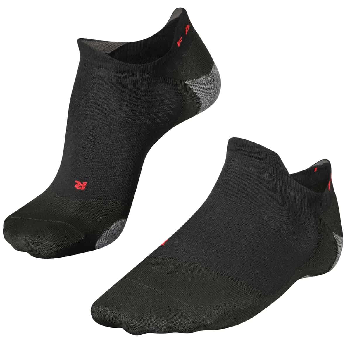 RU5 Invisible  Damen Laufsocken Schwarz_3010 | 41-42