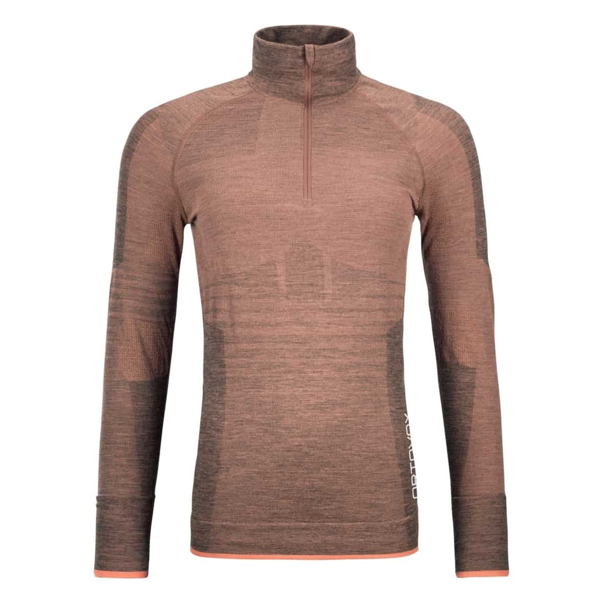 Ortovox 230 Competition Zip Neck W Damen Merinoshirt (Rosa L ) Skiunterwäsche