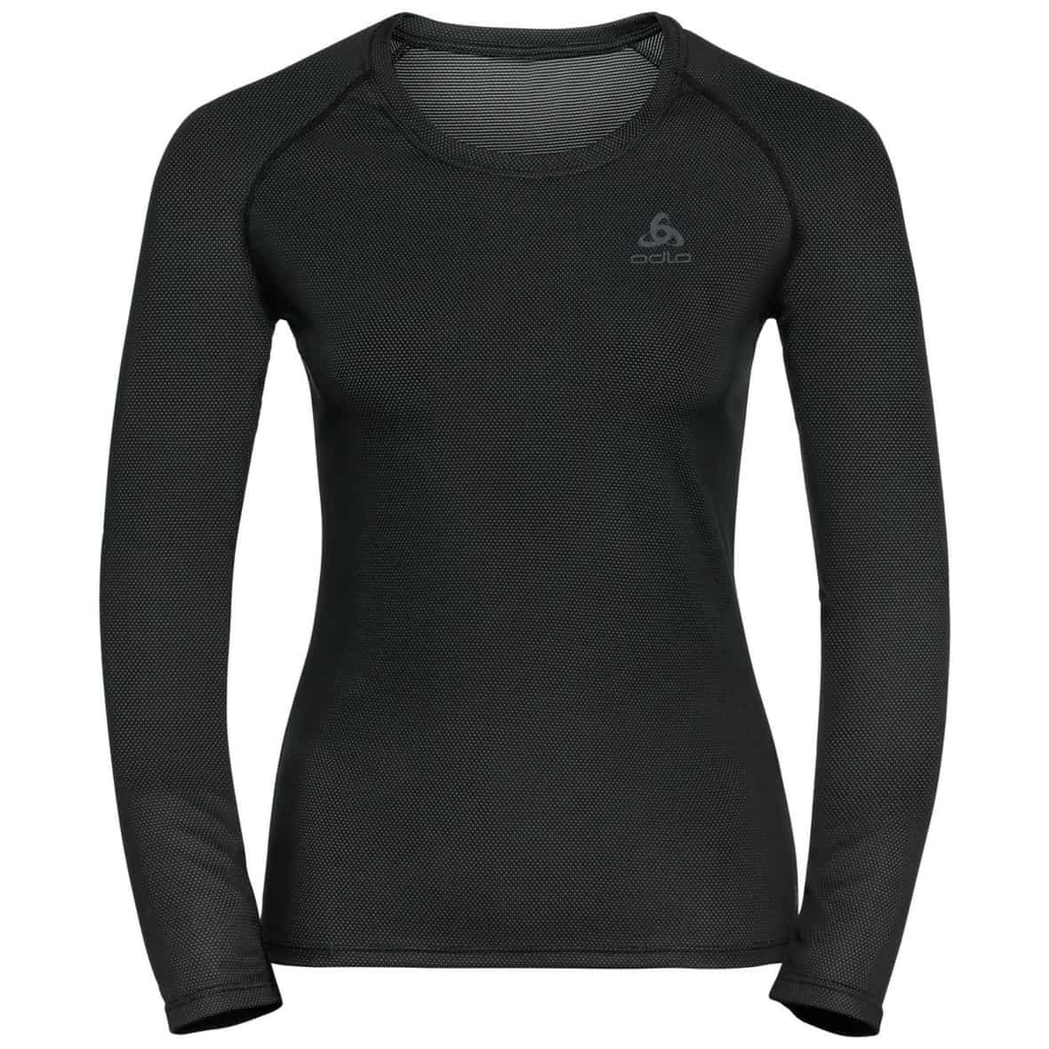 Active F-Dry Light ECO Bl Top Crew Neck L/S W Damen Funktionsunterhemd Schwarz_15000 | L