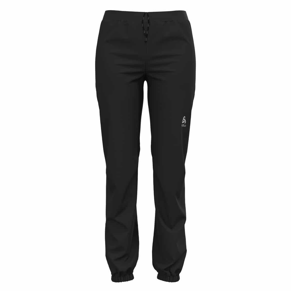 Odlo Pants Brensholmen Damen Langlaufhose (Schwarz L Größe) Langlaufbekleidung