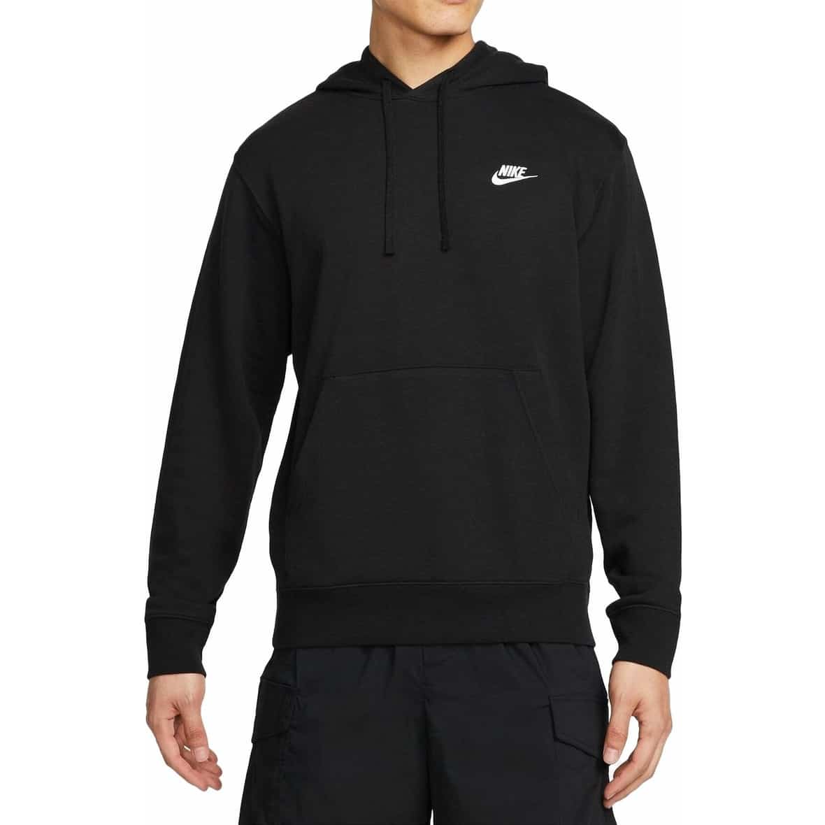 Nike M NSW Club Hoodie Pullover French Terry Herren (Schwarz XL ) Fitnessbekleidung