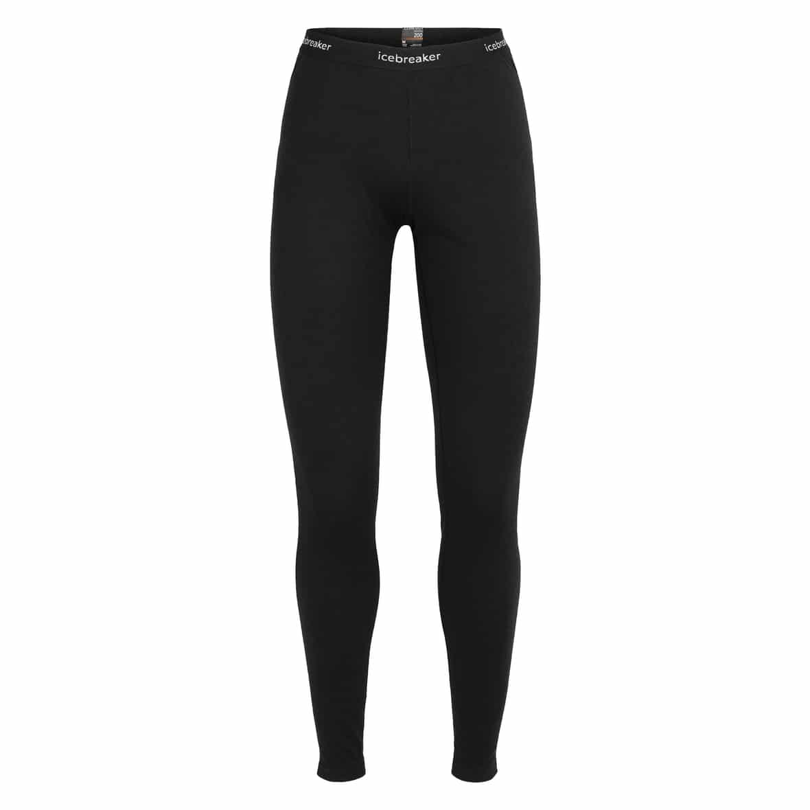 Icebreaker W 200 Oasis Leggings Damen Funktionsunterhose (Schwarz XS ) Expeditionsbekleidung