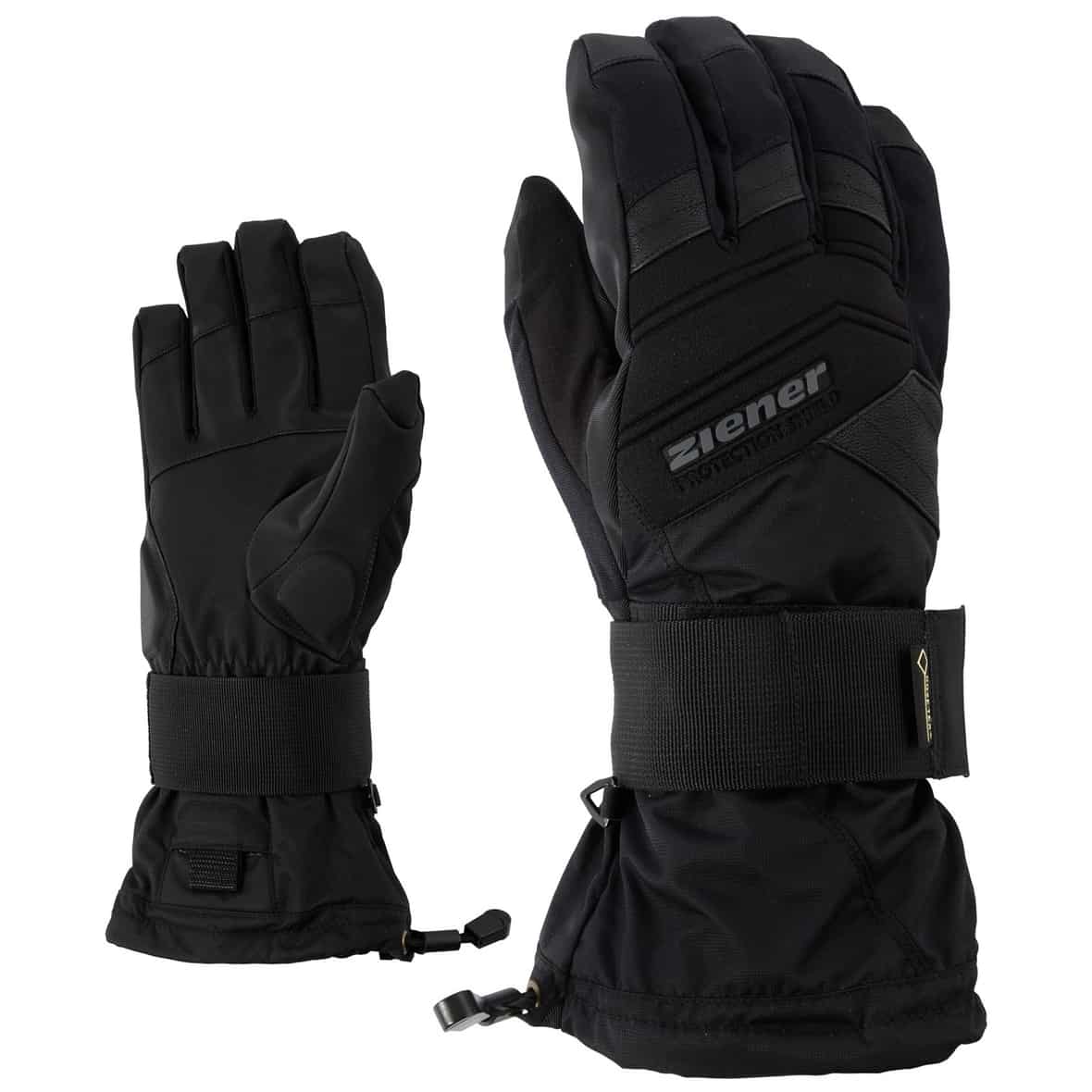 Ziener Medical Gore-Tex Protektor Gloves SNOWBOARD Herren (Schwarz 10,5) Alpinhandschuhe