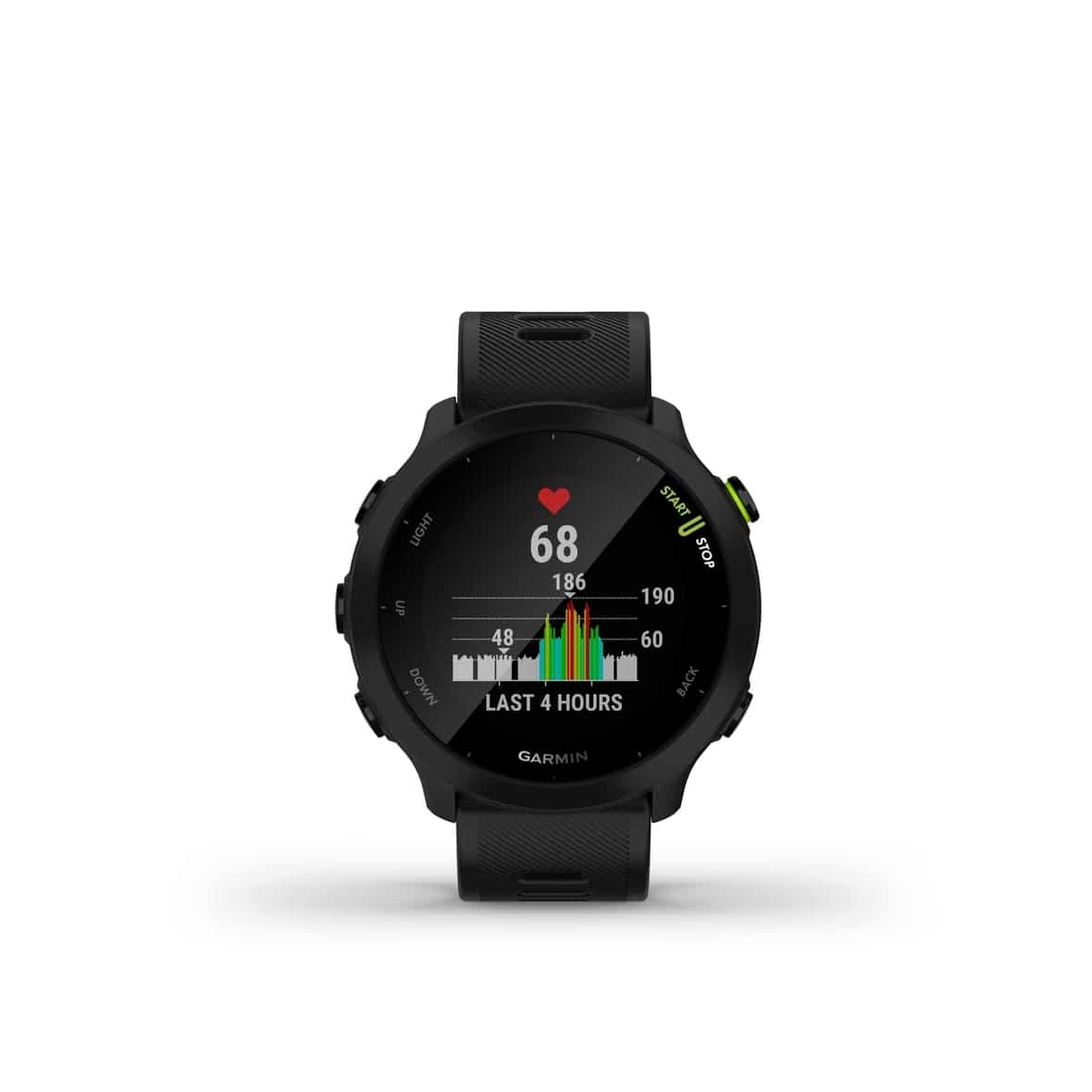 Garmin Forerunner 55 Sportuhr (Schwarz One Size) Pulsmesser