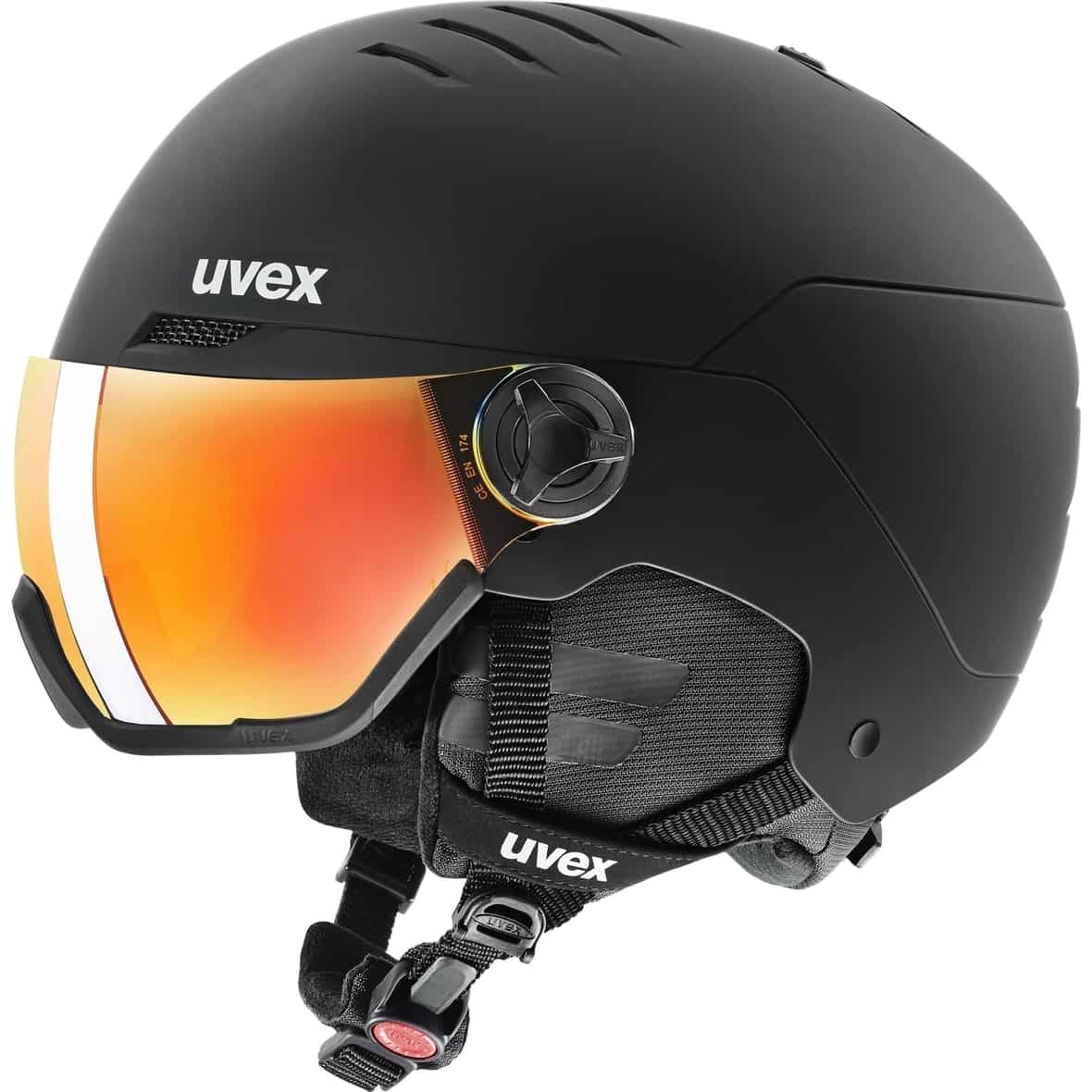 Uvex wanted visor Skihelm (Schwarz 54-58) Freeridehelme