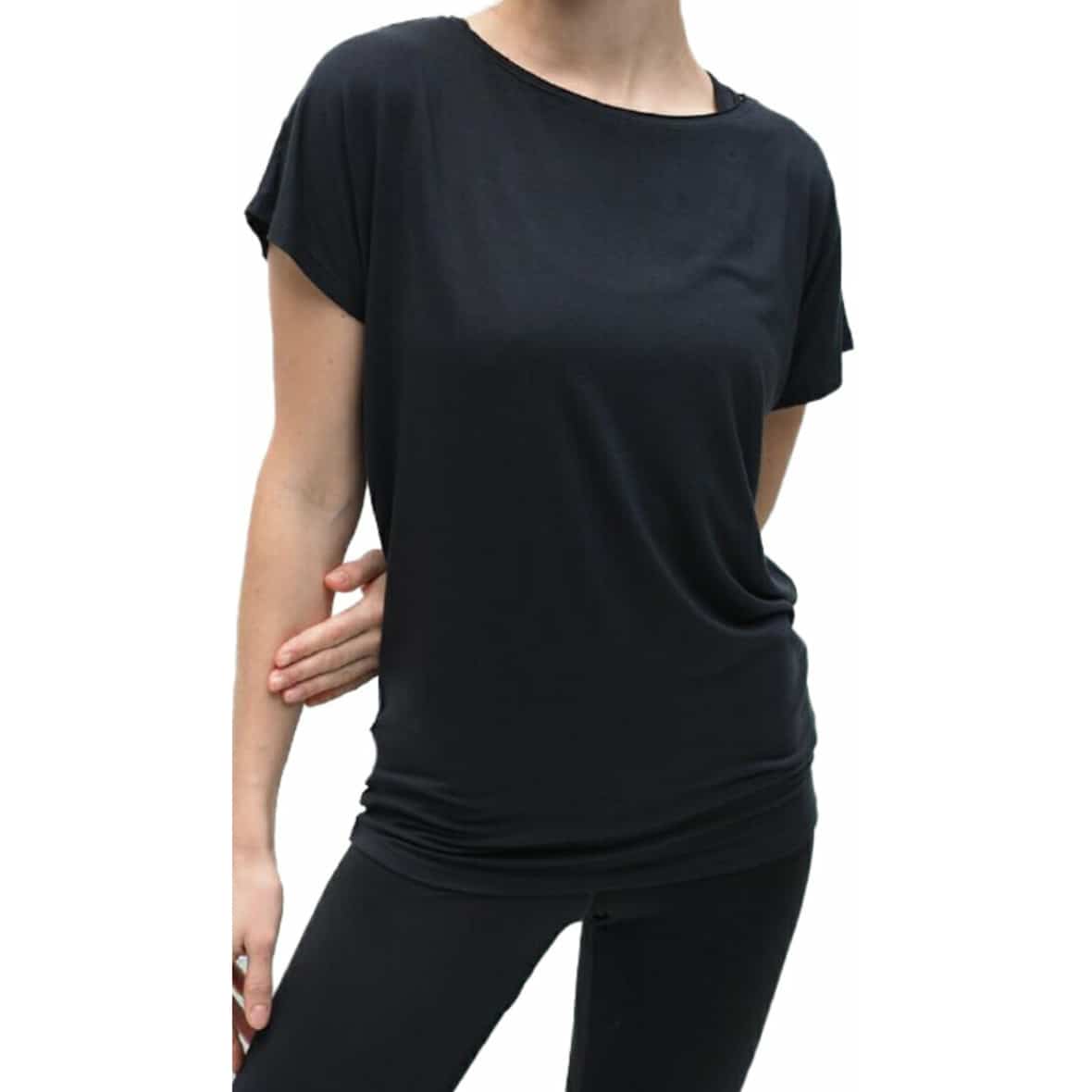 Yoga Tee Manavi Damen T-Shirt Anthrazit_ANTHRACITE | S