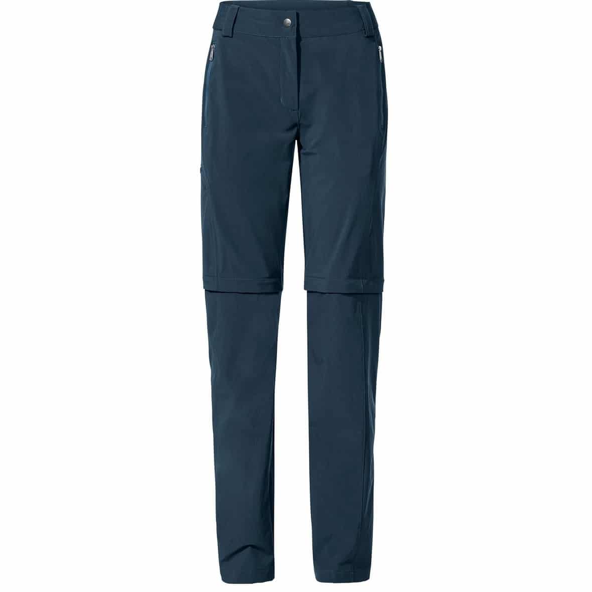 Vaude WO FARLEY STRETCH ZO T-ZIP PANTS II Damen (Dunkelblau 19 ) Wanderhosen