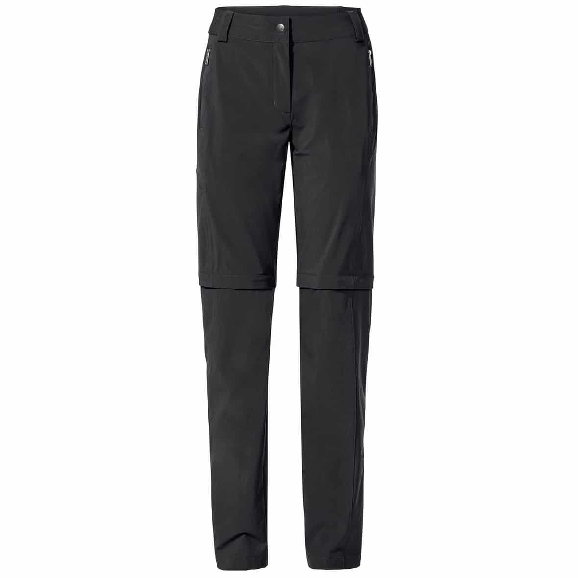 Vaude WO FARLEY STRETCH ZO T-ZIP PANTS II Damen (Schwarz 44 ) Wanderhosen