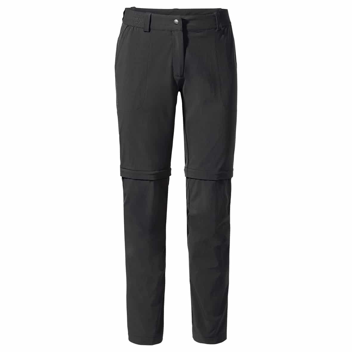 Vaude WO FARLEY STRETCH ZO PANTS II Damen Zipphose (Schwarz 19) Zipp-Off Hosen