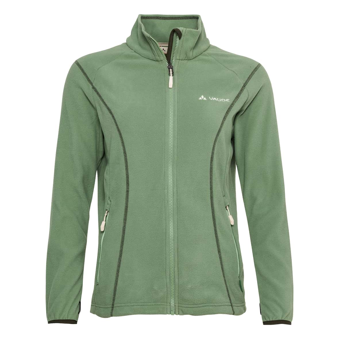 Vaude Rosemoor Fleece Jacke II Damen Wanderjacke (Grün 38 ) Daunenjacken