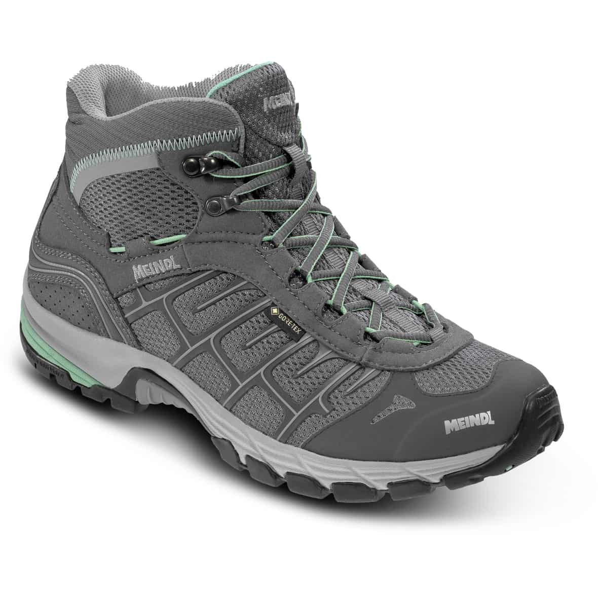 Quebec Lady Mid Gore-Tex Damen Multifunktionsschuhe Grau_003__GRAU/TÜRKIS | 4