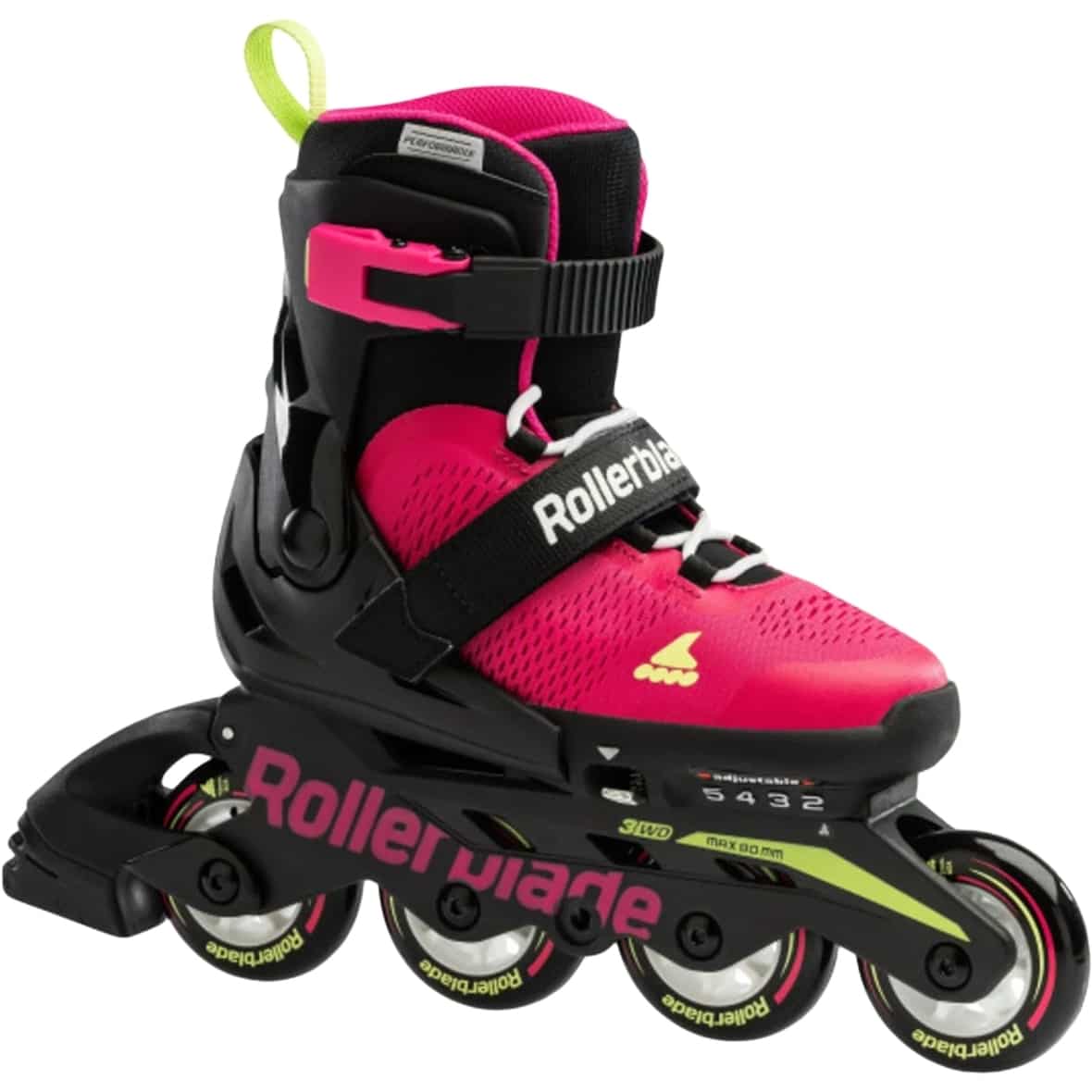 Rollerblade Kinder Microblade Inline Skates (Rosa 17,5 MP, 28 EU) Inline Skates