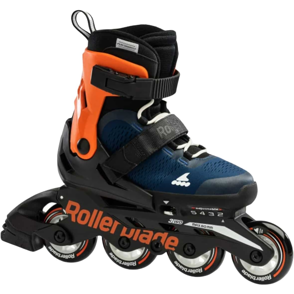 Rollerblade Kinder Microblade Inline Skates (Blau 21 MP, 33 EU) Inline Skates