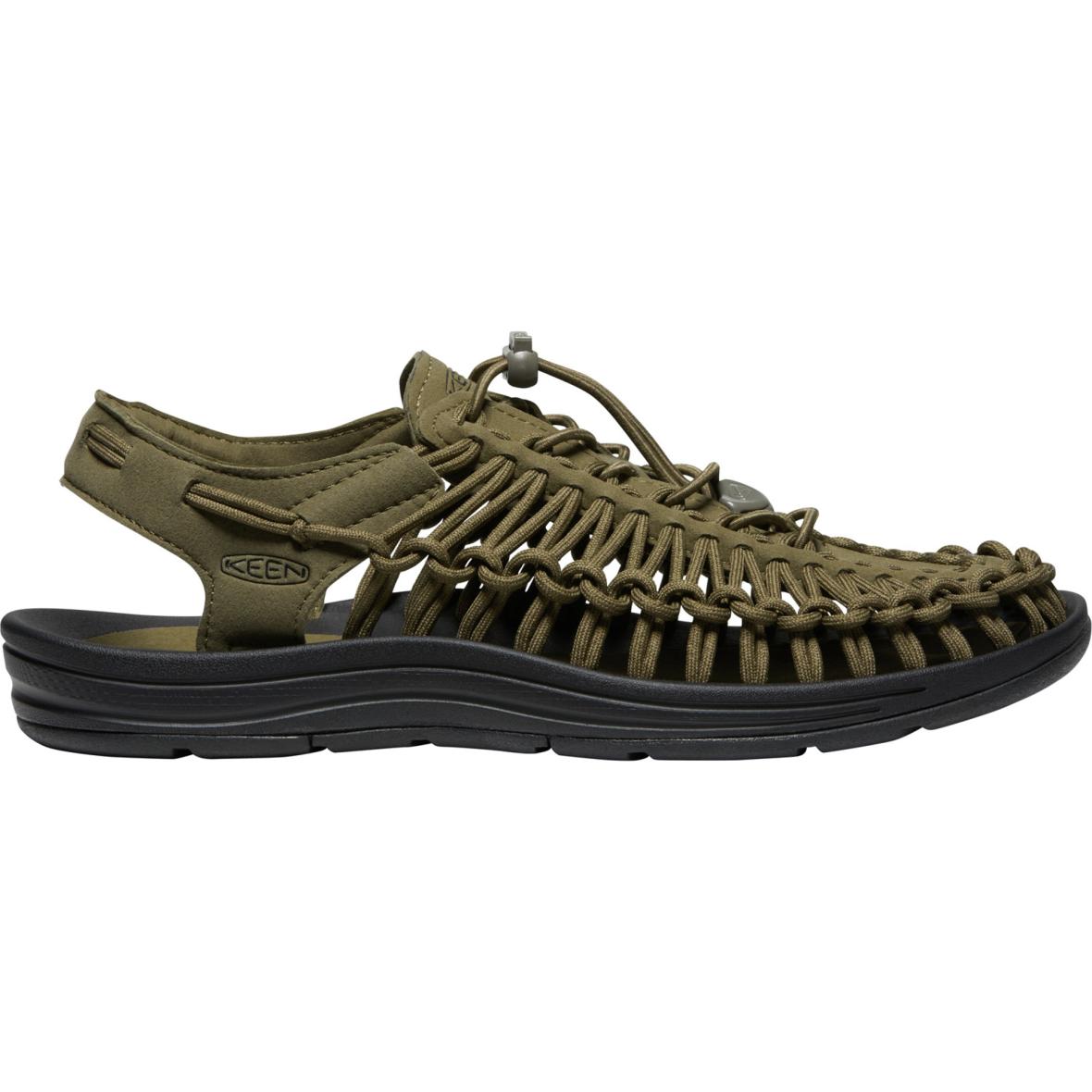Keen Uneek Herren Trekkingsandalen ( Oliv 8 40,5 EU |)