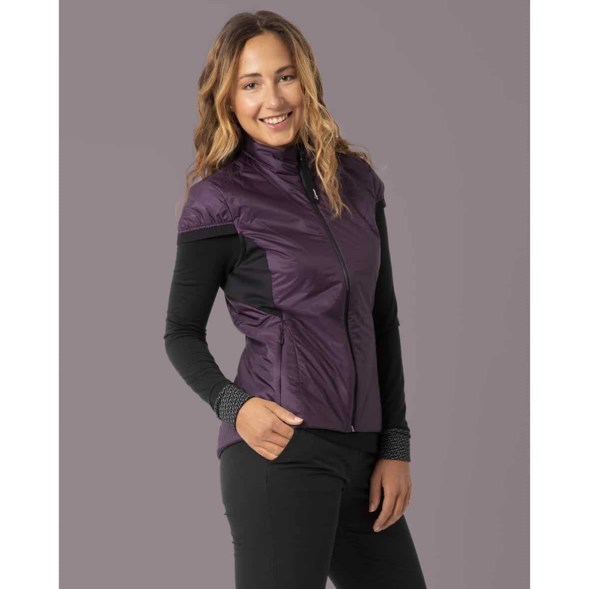 ANTONIA CASHMERE FILL Damen Weste Beere_6711 | 34