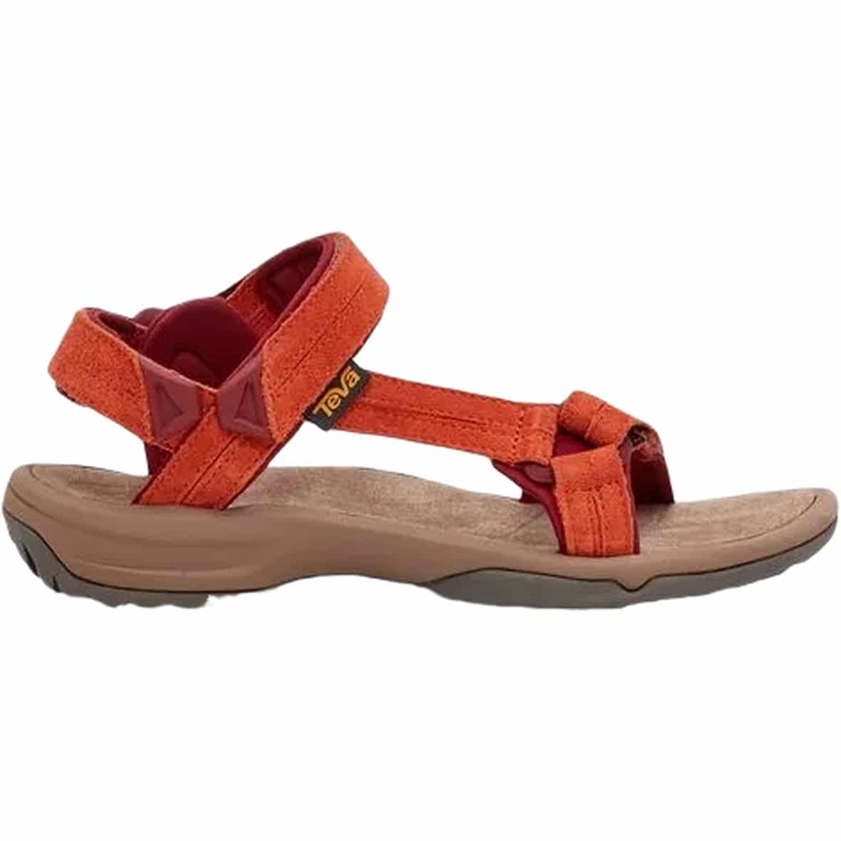 Teva Terra Fi Lite Suede Sandal w Damen Trekkingsandalen (Hellrot 6 US) Trekkingsandalen