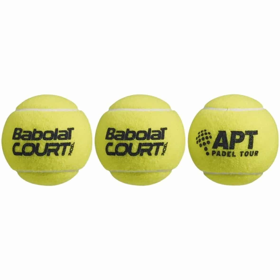 Padelball Court Padel X3 Tennisbälle Gelb_113 | one size