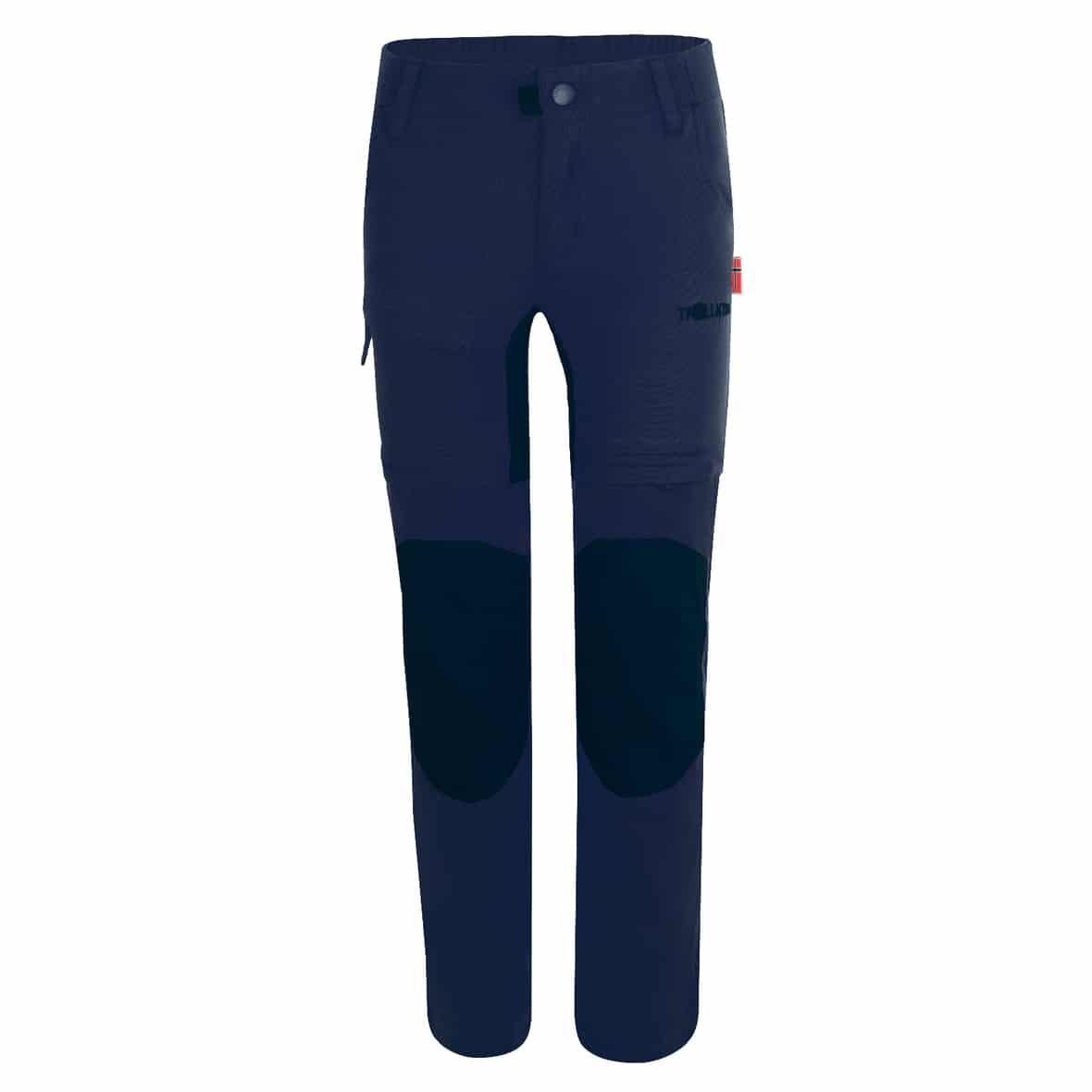 Trollkids Kinder Kids Arendal Pants XT Wanderhose (Dunkelblau 128 D) Zipp-Off Hosen