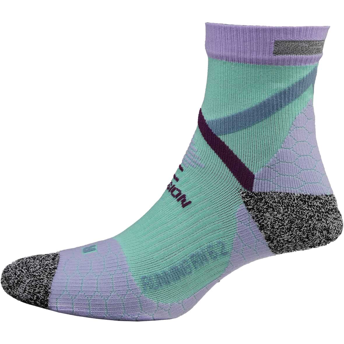 RN 6.2 Running Reflective Pro Mid Compression  Damen Laufsocken Mint_779__MINT-LILAC | 35-37