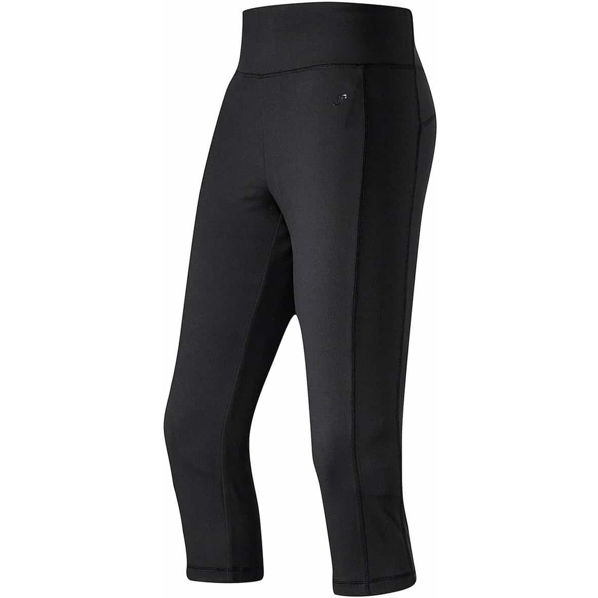 Joy Nadine 3/4-Hose Damen Trainingshose (Schwarz 36) Fitnessbekleidung