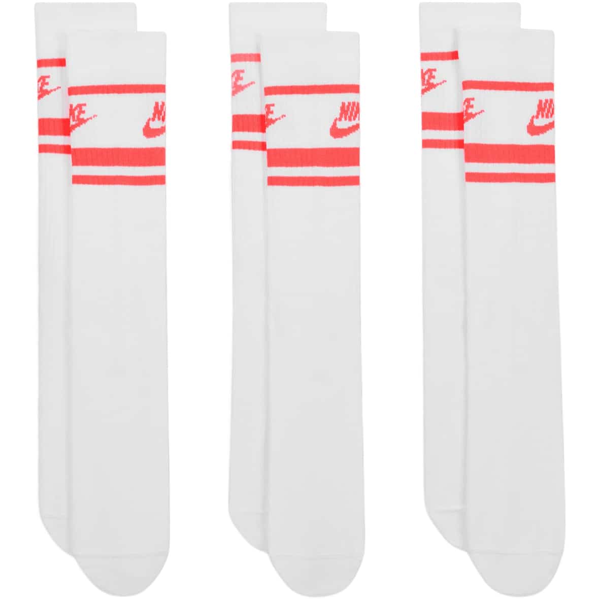 NSW Everyday Essential CR Socken Weiß_100__WHITE/HOT PUNCH/HOT PUNCH | XL