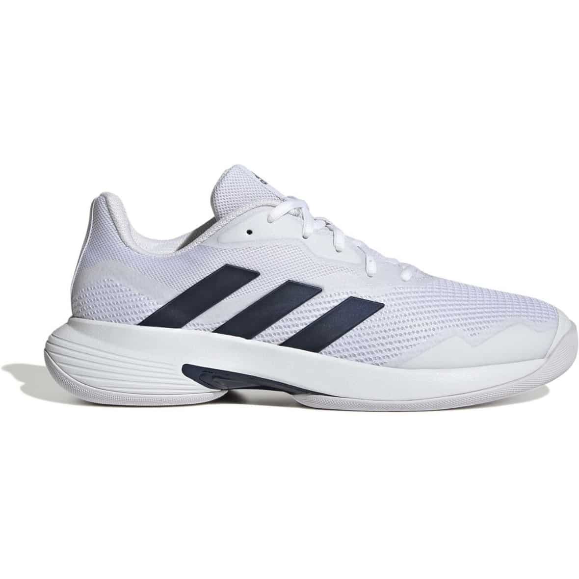 adidas CourtJam Control M carpet Tennisschuhe Herren (Weiß 11 UK, 46 EU) Tennisschuhe