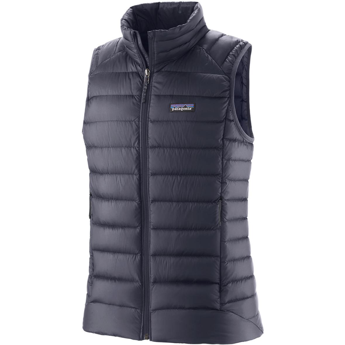 Down Sweater Damen Isolationsweste Dunkelblau_SMDB | L