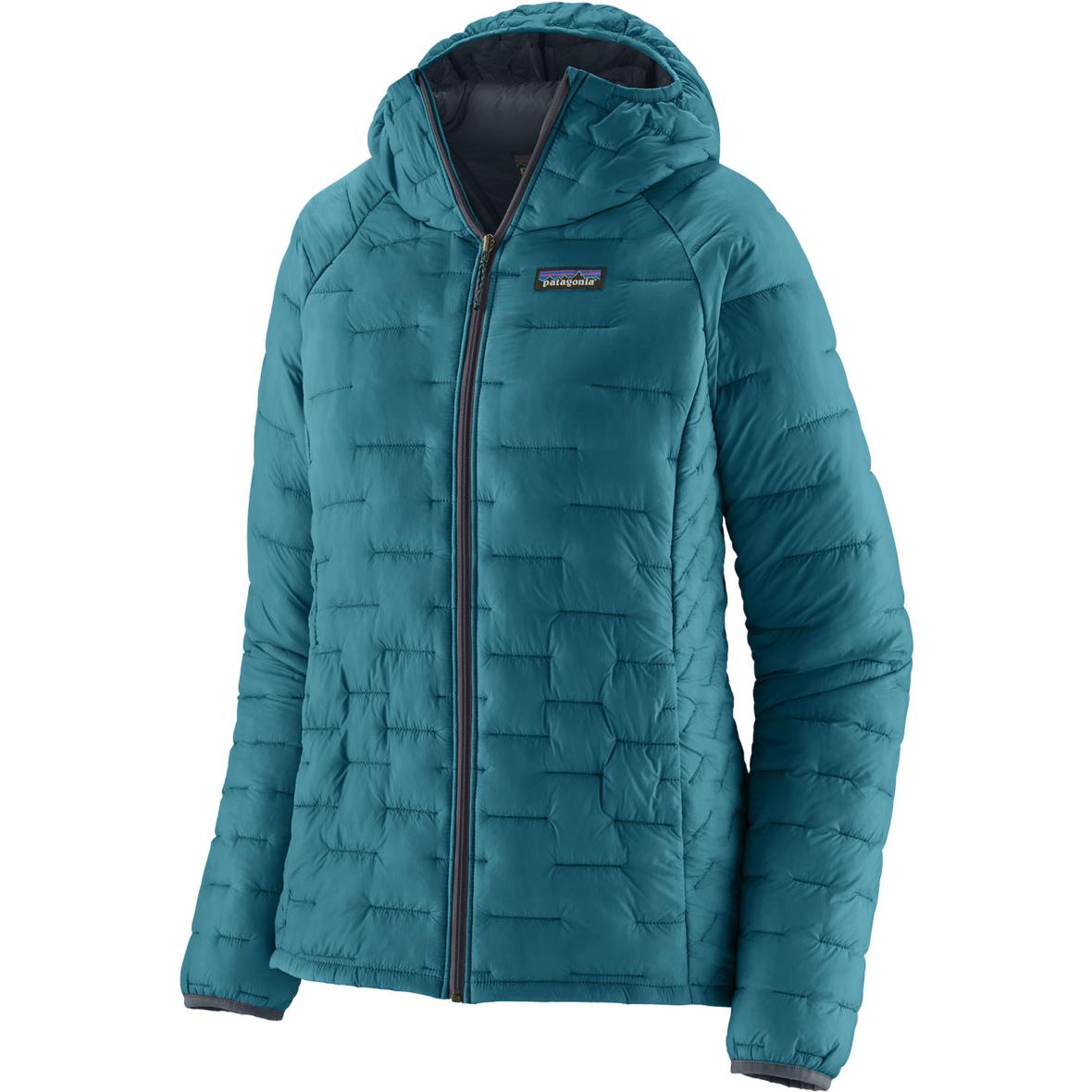 Micro Puff Hoody Damen Isolationsjacke Blau_GLCB | XS