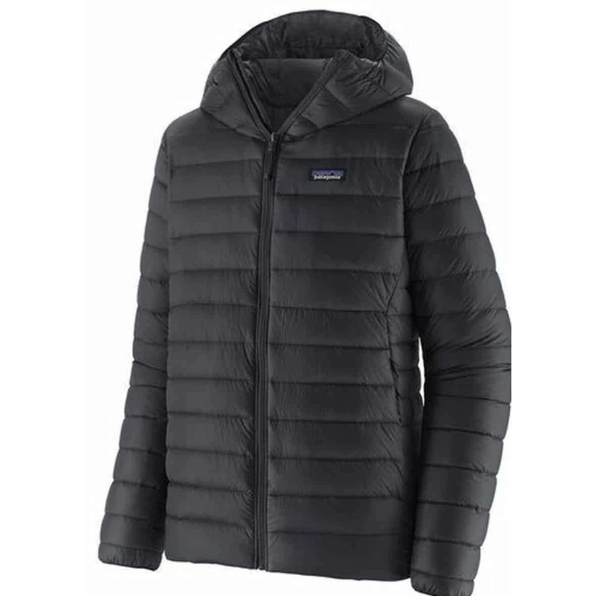Down Hoody Herren Daunenjacke Schwarz_BLK | S