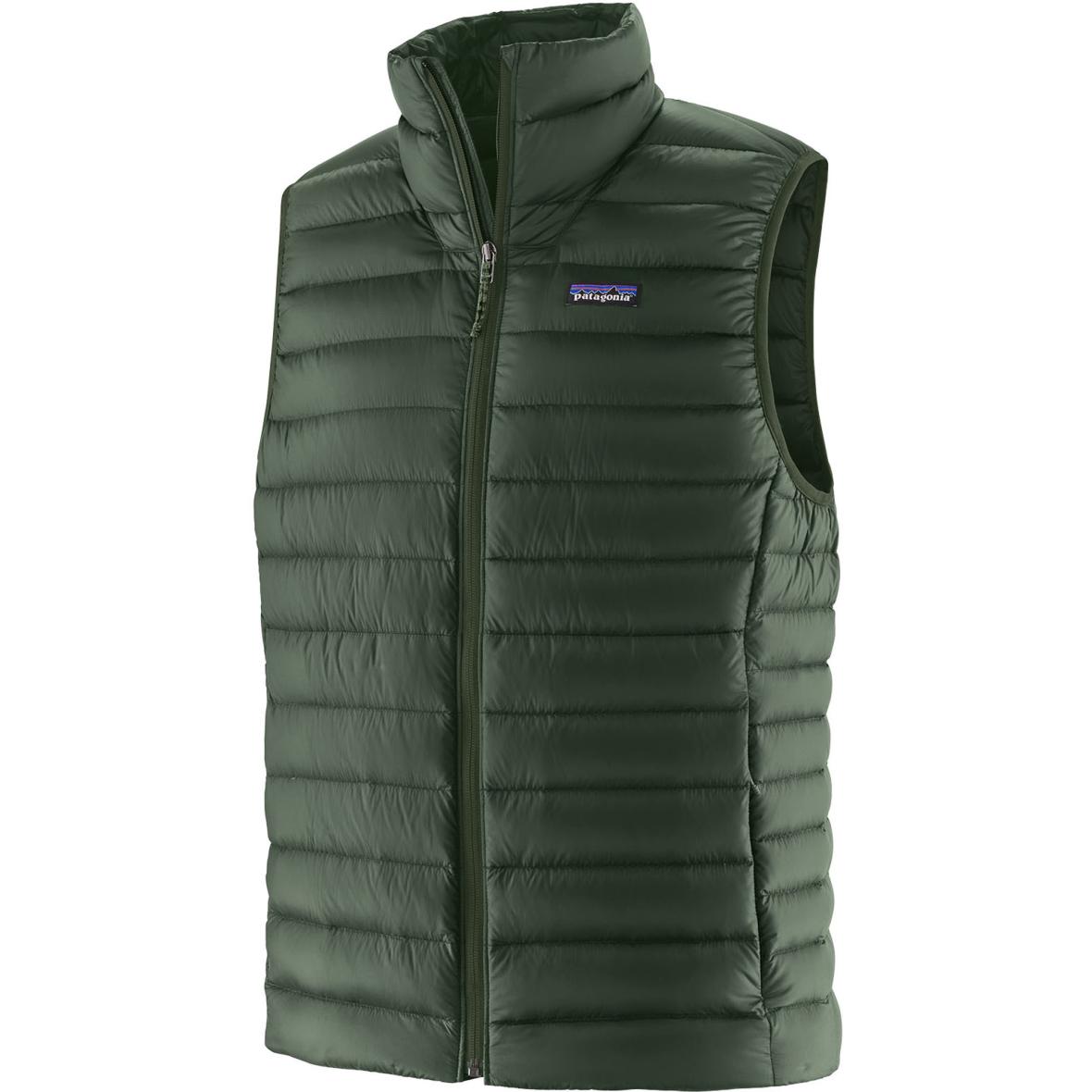 Down Sweater Vest Herren Daunenweste Grün_TLGR | S