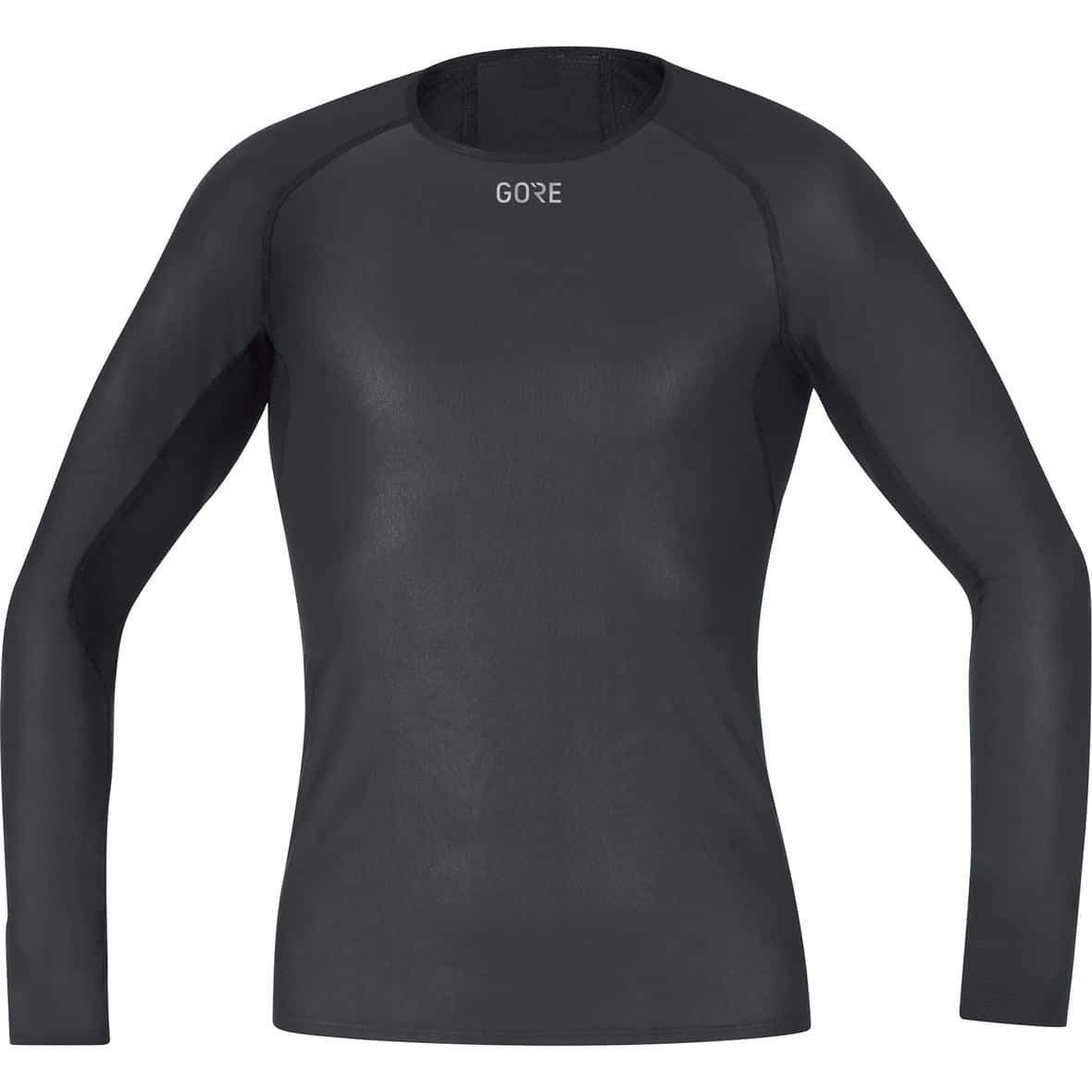 Gore Windstopper Base Layer Herren Laufshirt Schwarz_9900 | S
