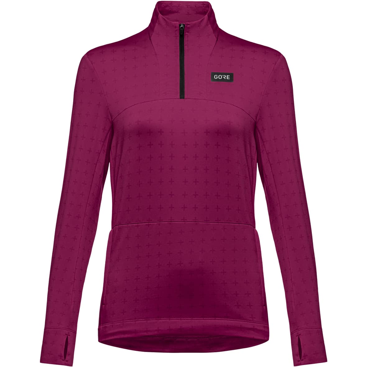 GOREWEAR Everyday Thermo 1/4-Zip Womens Damen Laufshirt (Violett 34 ) Walkingbekleidung