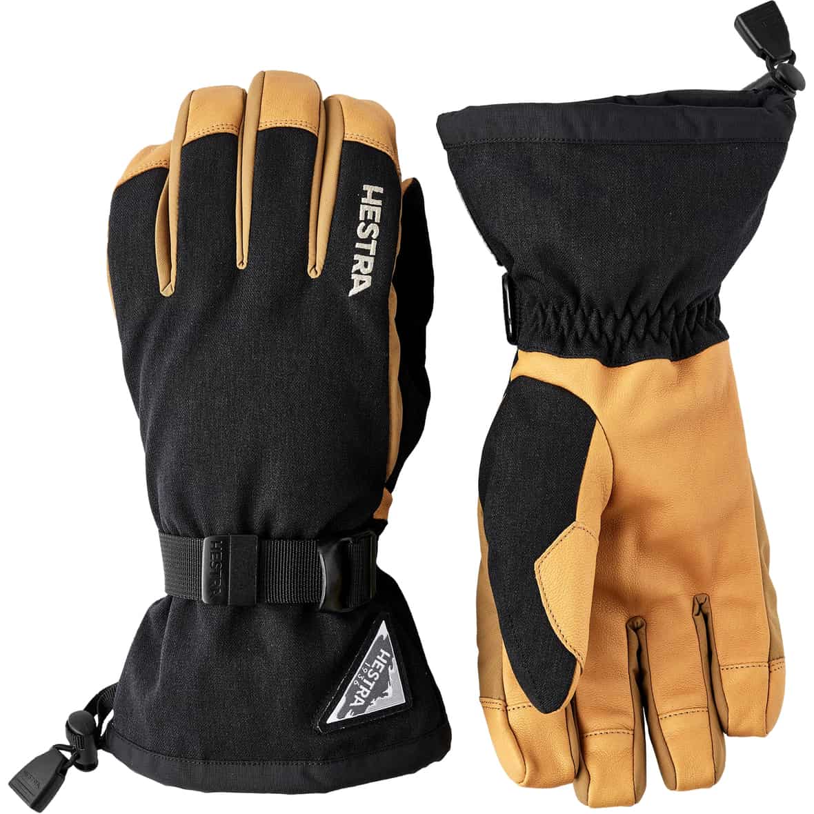 Powder Gauntlet Herren Fingerhandschuhe Schwarz_100700 | 10