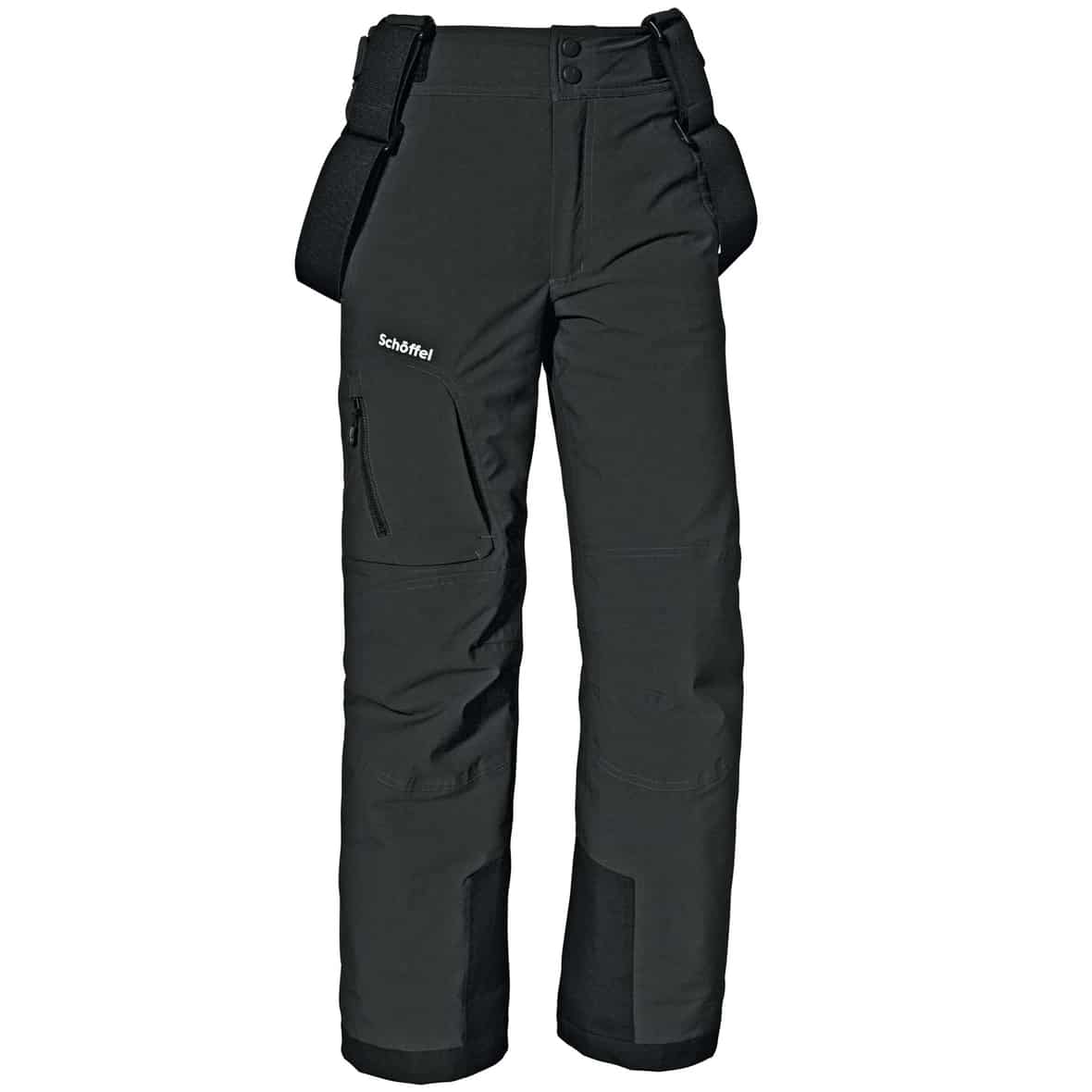 Schöffel Kinder Ski Pants Joran B Kinderskihose (Schwarz 128 D) Skihosen