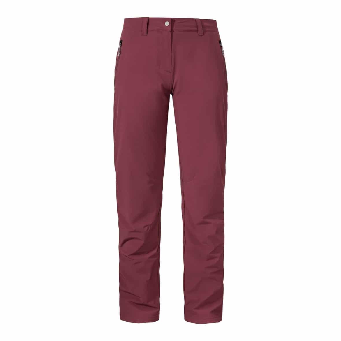 Schöffel Pants Engadin1 Warm L Damen Wanderhose (Dunkelrot 34) Wanderhosen