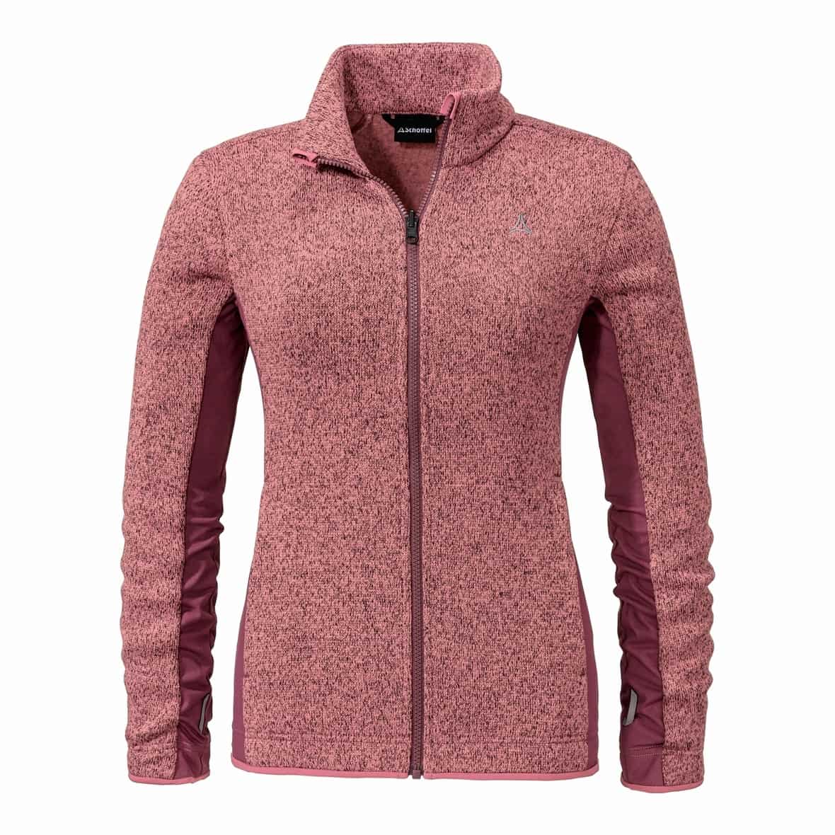 Schöffel ZipIn Fleece Oberau L Damen Wanderjacke (Pflaume 38) Fitnessbekleidung