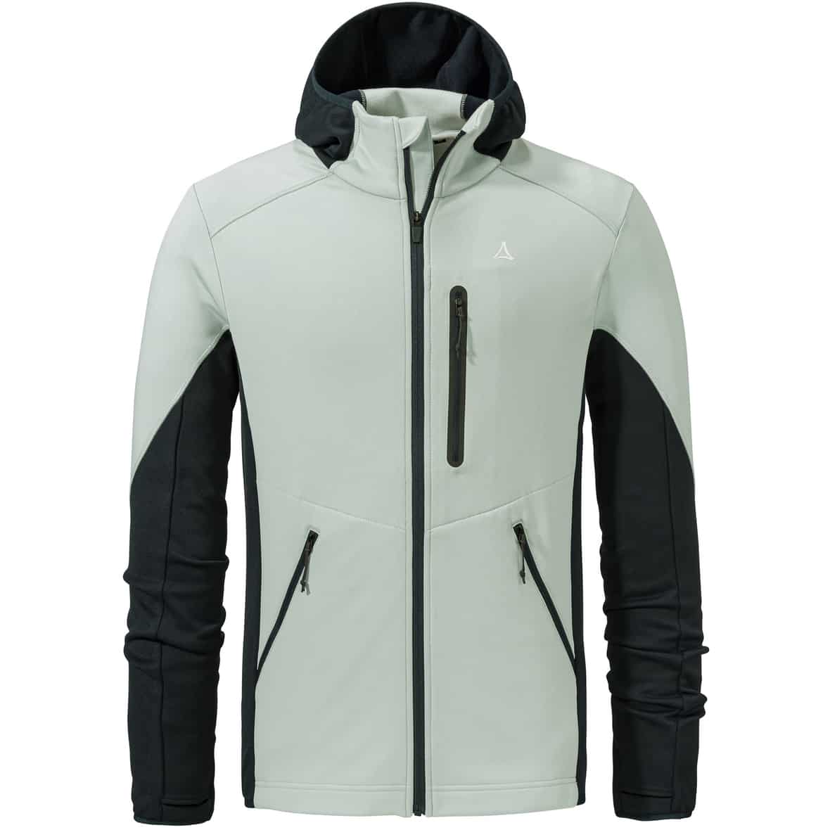 Schöffel Lodron Hoody Herren Fleecejacke (Türkis 46 Größe) Fleecejacken