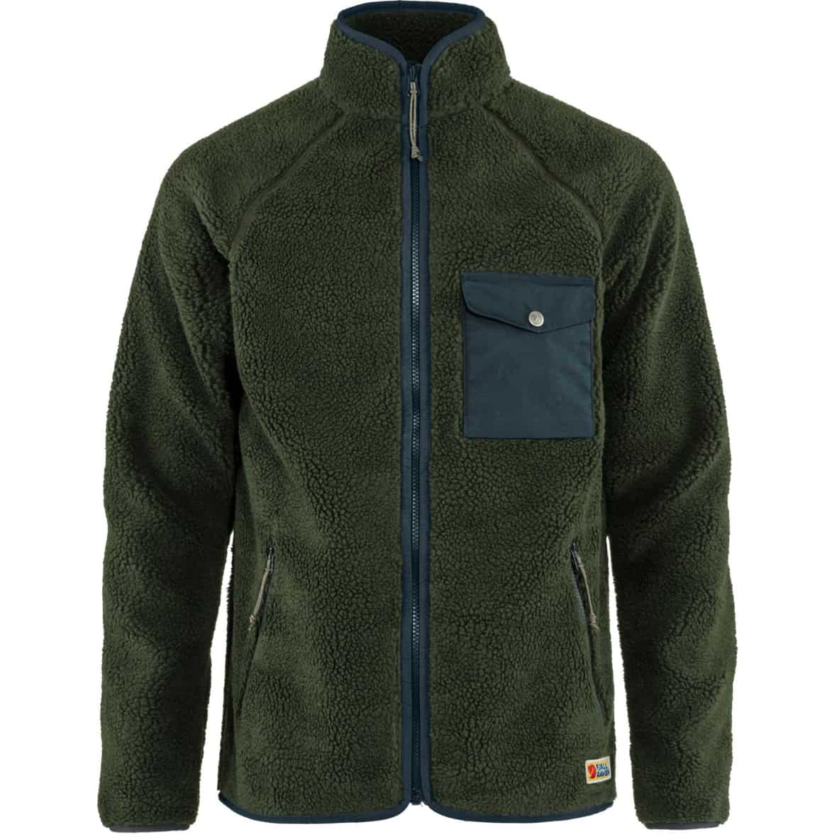 Vardag Pile Fleece M Herren Fleecejacke Dunkelgrün_662 | S