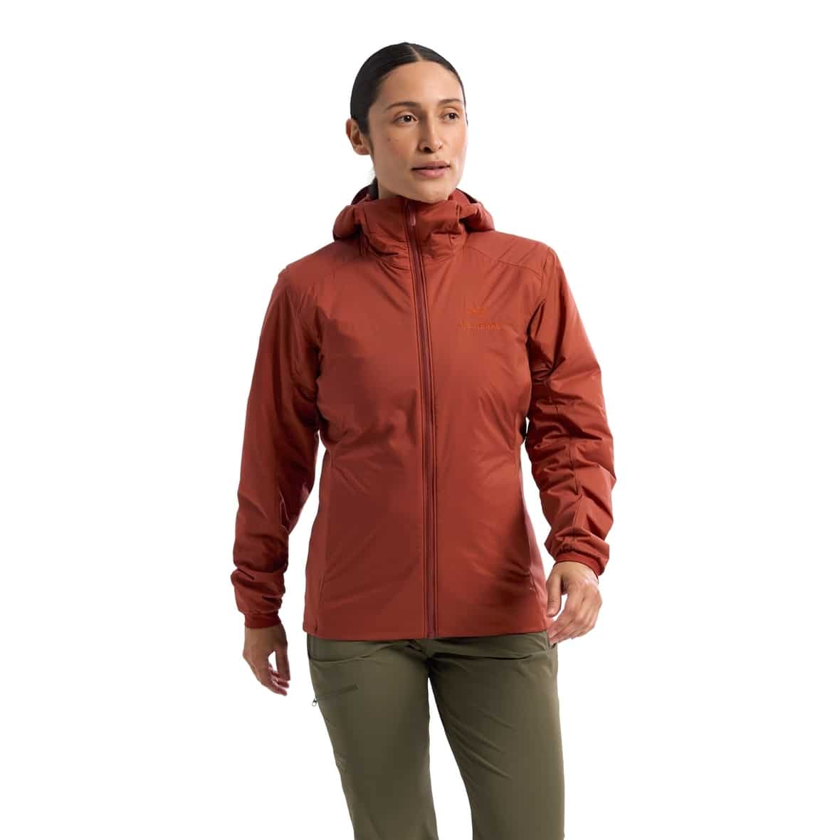 Arcteryx Atom Hoody Women's Damen Wanderjacke (Dunkelrot S ) Expeditionsbekleidung