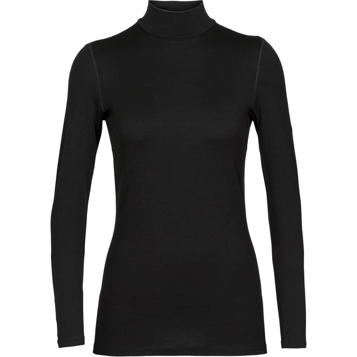 Icebreaker W 260 Tech LS Turtleneck Damen Funktionsunterhemd (Schwarz S UK) Laufshirts