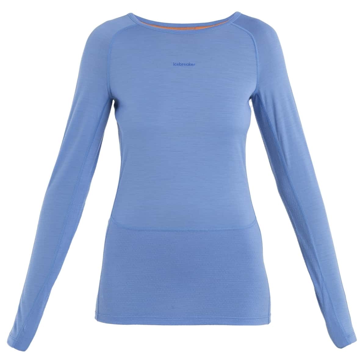 Icebreaker Women 200 ZoneKnit LS Crewe Damen (Blau L ) Wanderbekleidung