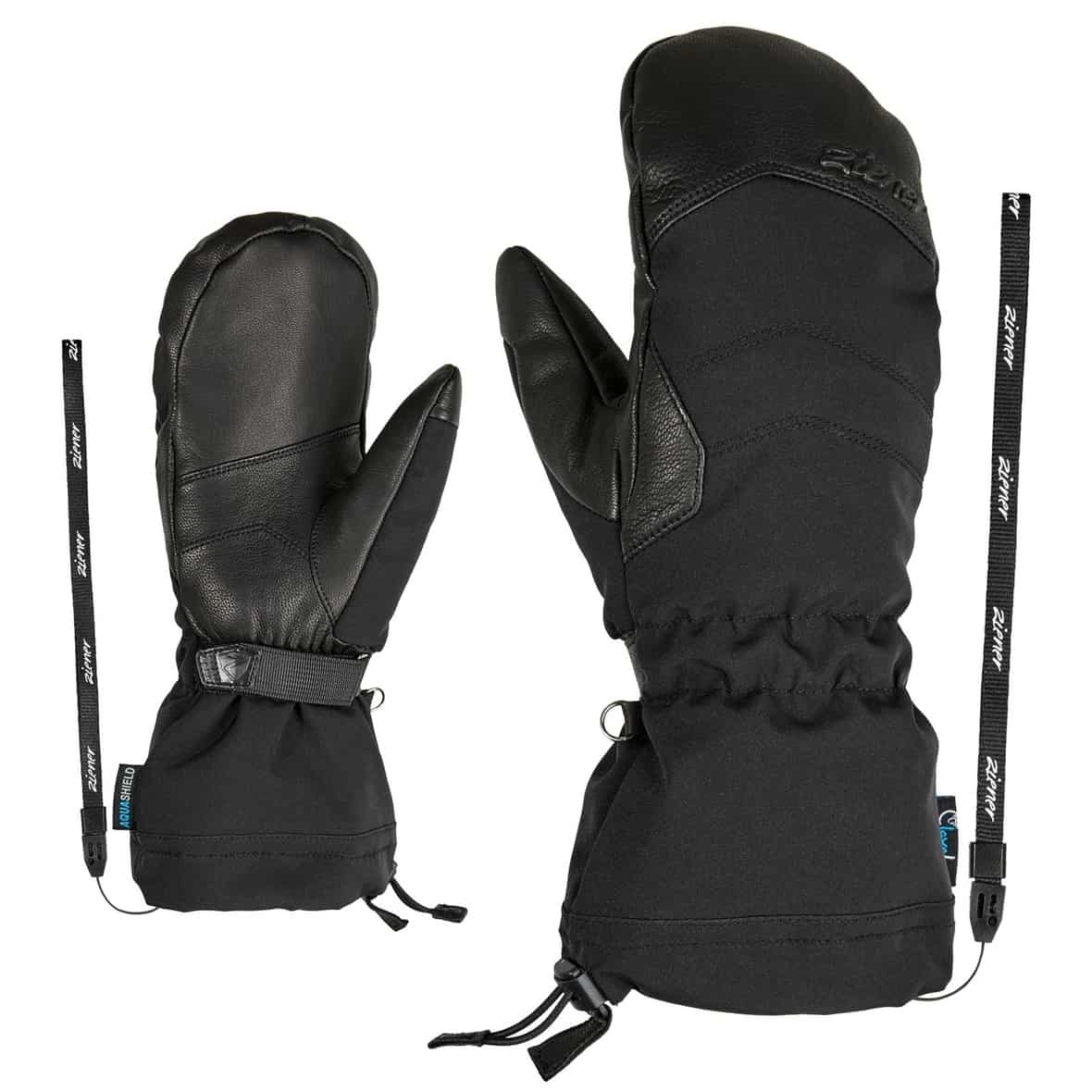 Ziener Kilati AS AW Lavalan Lady Mitten SKIING Damen (Schwarz 7) Alpinhandschuhe